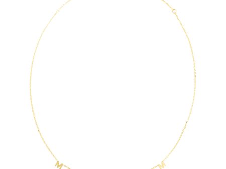 14K MOM Necklace Fashion