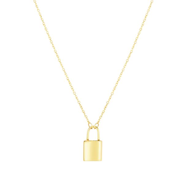 14K Lock Necklace Supply