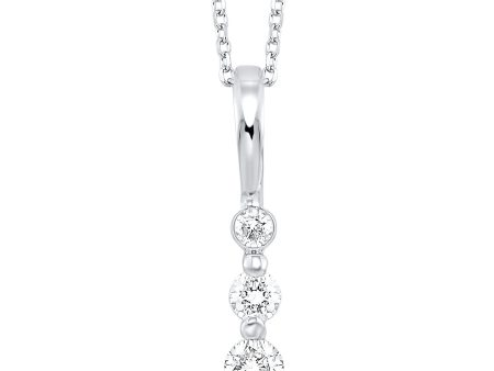 Diamond Three Stone Pendant Discount