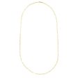 14K Alternating 2.8mm Paperclip Link Chain For Discount