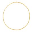 14K Corto Link Paperclip Chain Bracelet Online now