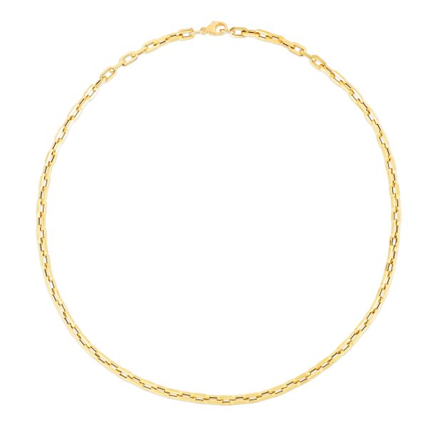 14K Corto Link Paperclip Chain Bracelet Online now