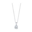 14K Diamond Solitaire Pendant For Discount