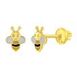 14k Honey Bee Children s Screw Back Earrings Sale