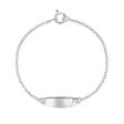 Children s Sterling Silver ID Bracelet with Cross Online now