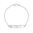 Children s Sterling Silver ID Bracelet with Star Discount