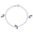 Children s Sterling Silver Unicorn Charm Bracelet Discount