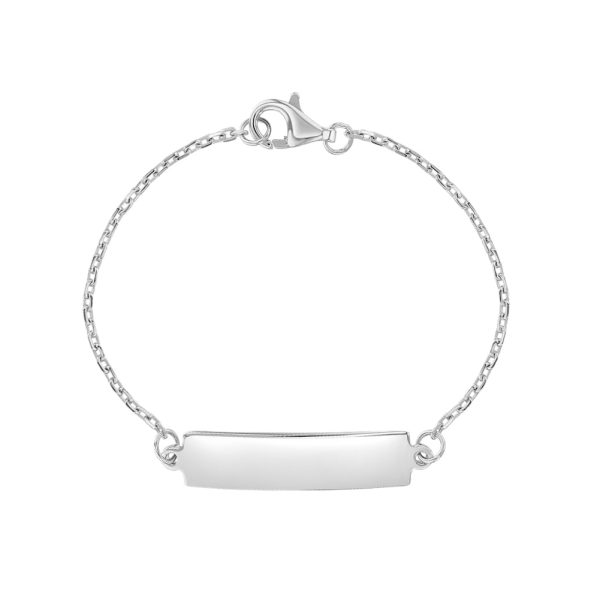 Children s Sterling Silver ID Bracelet Fashion