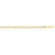 14K Gold 5.7mm White Pave Curb Chain Online Hot Sale