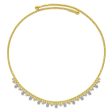 Diamond Choker 14k Yellow & White Gold Necklace Online