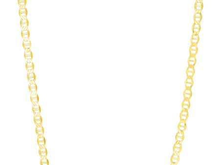 14K Gold 5.5mm Mariner Chain Discount