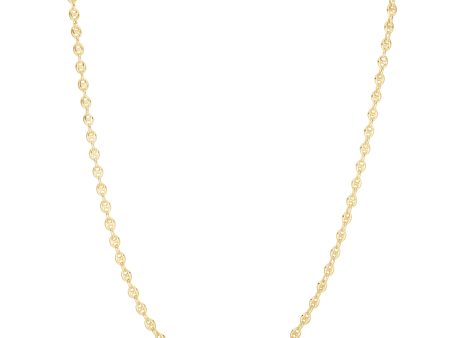 14K Gold Puffed Mariner Chain Online now