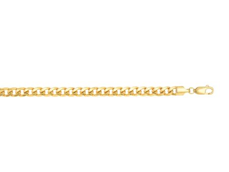 14K Gold 5.5mm Semi-Solid Miami Cuban on Sale