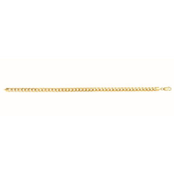 14K Gold 4.5mm Semi-Solid Miami Cuban For Cheap