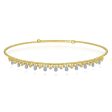 Diamond Choker 14k Yellow & White Gold Necklace Online