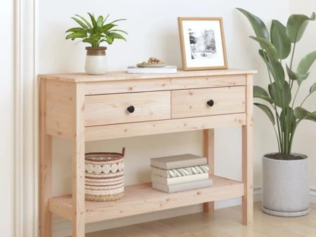 Carlos Solid Wood Console Table For Discount