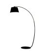 Decorative Black Metal Curved Design Floor Lamp For Home Decor Living Room Decoration Fashion