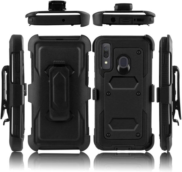 Venoro Galaxy A20 Case, Galaxy A30 Case, Galaxy A50 Case, Durable All-Round Protection Case Cover with Rotating Belt Clip and Stand for Samsung Galaxy A20 A30 A50 6.4 Inch Online now