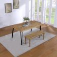 Dining Table And Bench Set For Dining Room And Kitchen Discount