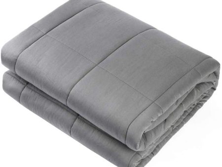 Waowoo Adult Weighted Blanket Queen Size（15lbs 60 x80 ） Heavy Blanket with Premium Glass Beads, (Dark Grey) Online Hot Sale