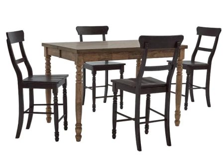 Court 5 - Piece Extendable Dining Set For Cheap