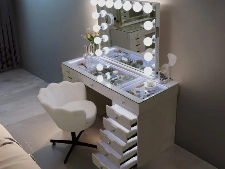 Aleksi Dressing Table with Mirror Online Sale