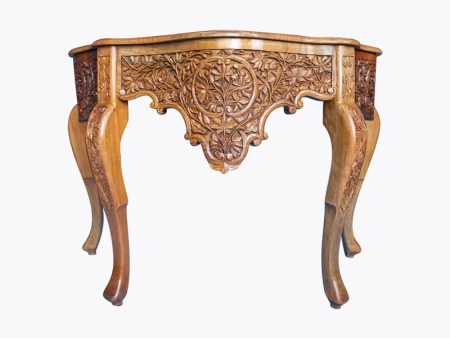 Yahya 116cm Solid Wood Console Table Supply