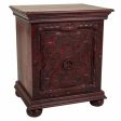 Kaylee Solid Wood Bedside Table Supply