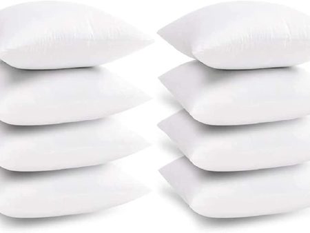 Emolli Throw Pillow Insert Set - 6 Pack Down Alternative Polyester Pillow Insert, 24 x 24 Inches Fashion