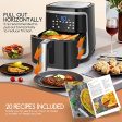 Aigostar  7.4 QT Air Fryer(Recipes), 9 in 1 Air Fryer Oilless Oven with 8 Presets + Manual Mode, LED Touchscreen, Removable Nonstick Basket & Drawer Dishwasher Safe Square Design Basket. Cheap