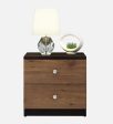 Engineered wood Bed Side Table In Knotty Wood & Wenge Finish Hot on Sale