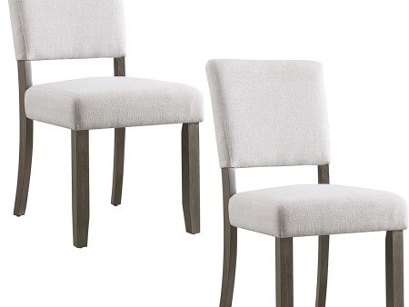 BARAYSTUS Back Counter Height Barstool (Set of 2), Grey on Sale