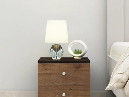 Engineered wood Bed Side Table In Knotty Wood & Wenge Finish Hot on Sale