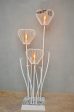 Beautiful White Stand Flower Floor Lamp Fashion