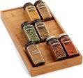 YULEER 3-Tier Expandable Bamboo Spice Rack Step Shelf Cabinet Organizer Online