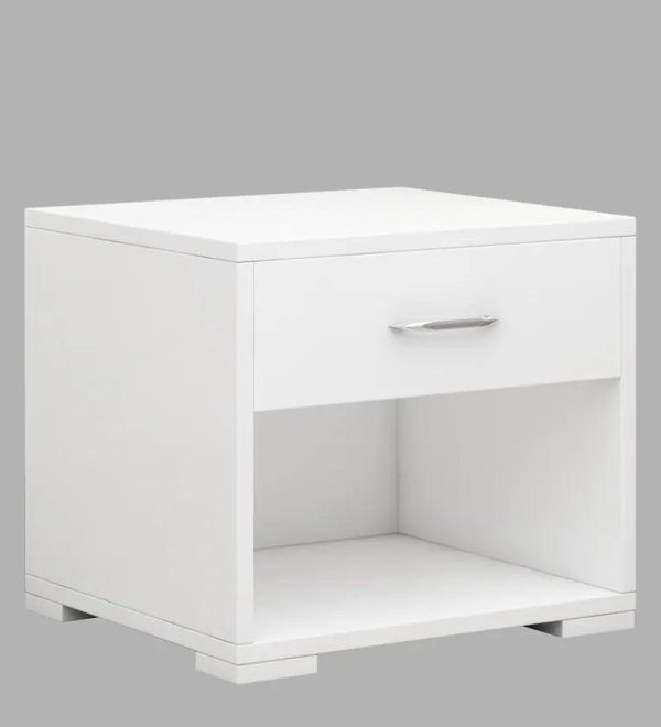 Bedside Table in Mist White Colour Sale