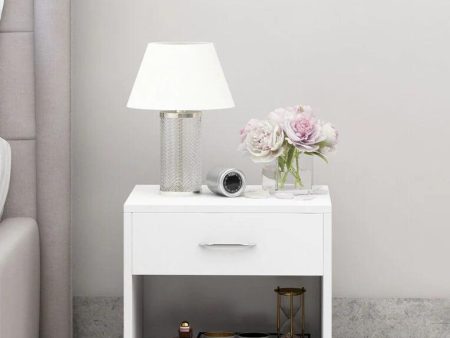 Bedside Table in Mist White Colour Sale