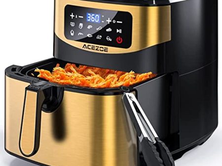 Acezoe 7.4 Qt Air Fryer, Electric Air Fryers XL Hot Oven 1700W Oilless Cooker LED Touch Screen with 10 Cooking Functions, Preheat, Nonstick Basket, Stainless Steel Large Vortex Air Fryers Online Hot Sale