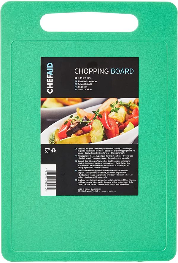 CuttingBoard Green Poly Chopping Board, Measuring 30cm x 40cm Fashion