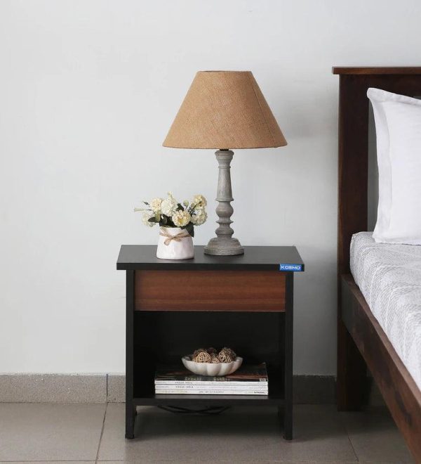 Pheonix Bedside Table in Wenge Finish For Sale