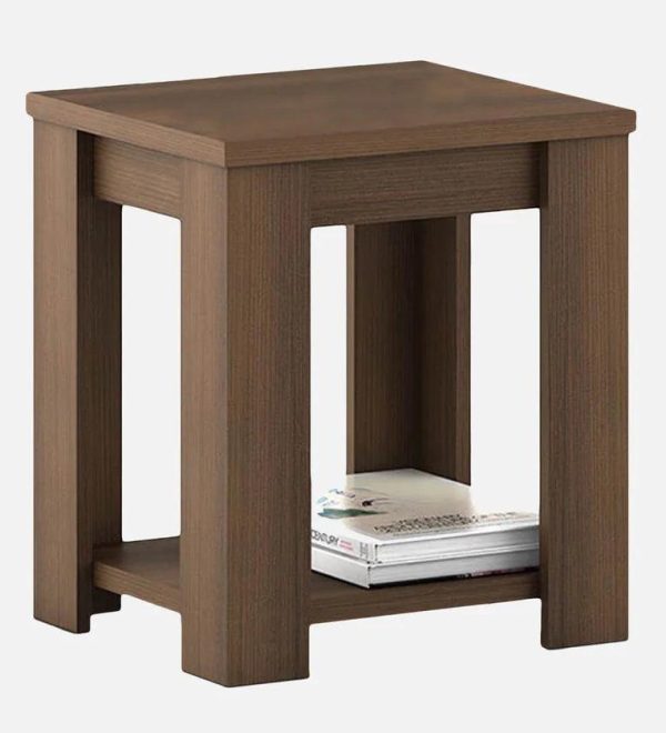 Bedside Table in Walnut Finish Supply