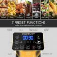 Aigostar  1500W Air Fryer 4.2QT,  7-in-1 Digital Air Fryer with Viewing Window and Timer & Temperature Controls, One-Touch Presets, Nonstick Basket Oilless Hot Air Fryer Air Cooker, Black Sale