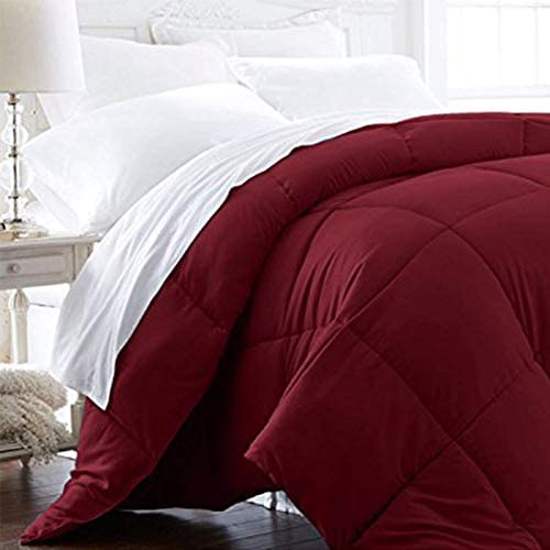 Beckham Luxury Linens  Hotel Collection Twin Twin XL Size Comforter - 1600 Series Down Alternative Home Bedding & Duvet Insert - Brown Online