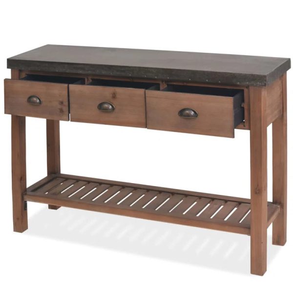 Yulia  Solid Wood Console Table Online Hot Sale