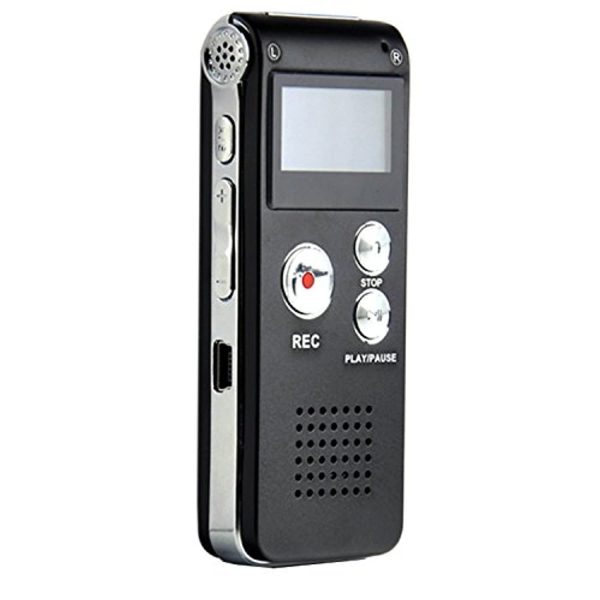 Aketek Multifunctional Rechargeable 8G 8GB 650HR Digital Audio Voice Recorder Dictaphone MP3 Player FM (12) Online