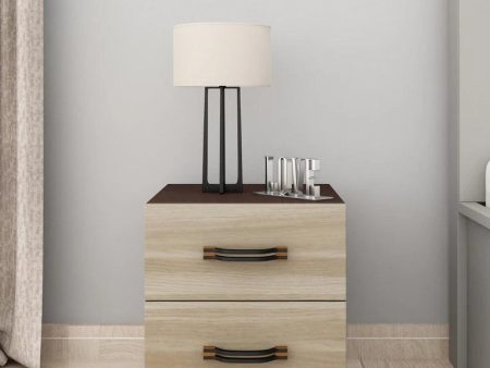 Bed Side Table in Balliness Pine & Cloud Ash Colour Hot on Sale