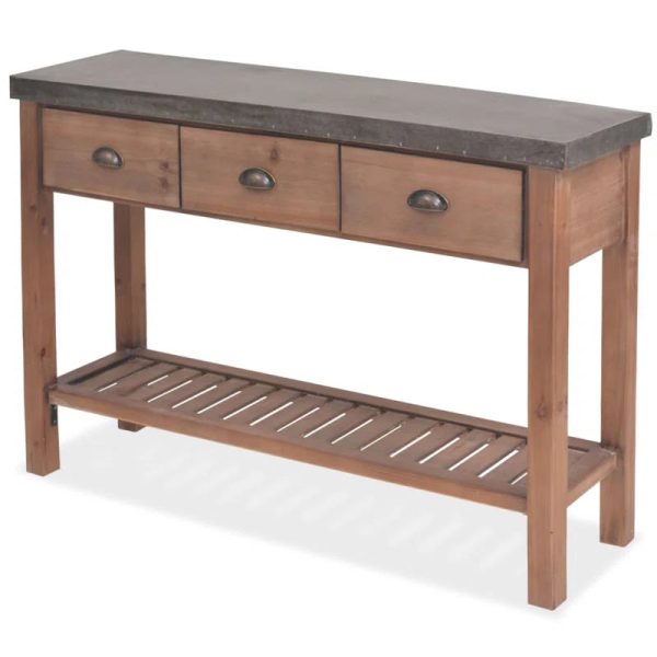 Yulia  Solid Wood Console Table Online Hot Sale