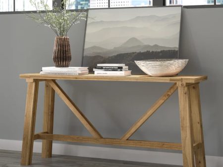 Koen Solid Wood Console Table Discount