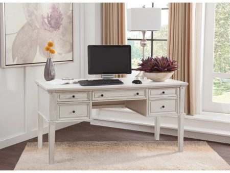 Classic Solid Wood Writing Desk: Timeless Craftsmanship for Your Workspace  For Sale