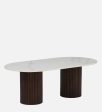 Large Coffee Table in Dark Walnut Finish Discount